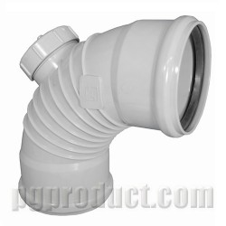 87.5° Swept Bend With Threaded Cap (DS)